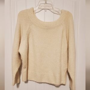 Victoria's Secret Cream Crew Neck Sweater